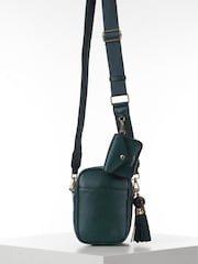 Luella Grey Blue Elise Portrait Cross-Body Bag - Image 5 of 7
