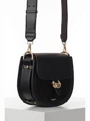 Luella Grey Venetia Saddle Cross-Body Black Bag - Image 2 of 6