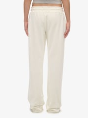 Superdry White Athletic Print Flare Joggers - Image 6 of 7