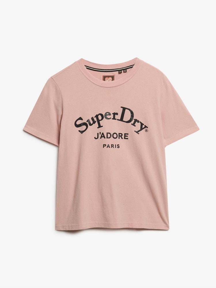 Superdry Brand Mark Relaxed T-Shirt - Imagem 7 de 7