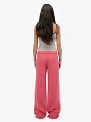 Superdry Red Athletic Essentials Logo Straight Joggers - Image 2 of 7