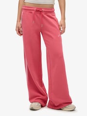 Superdry Red Athletic Essentials Logo Straight Joggers - Image 5 of 7