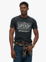 Camiseta Superdry Heritage Brand Relaxed - Imagem 1 de 7