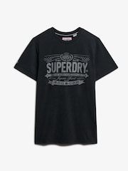 Camiseta Superdry Heritage Brand Relaxed - Imagem 6 de 7