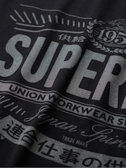 Camiseta Superdry Heritage Brand Relaxed - Imagem 7 de 7