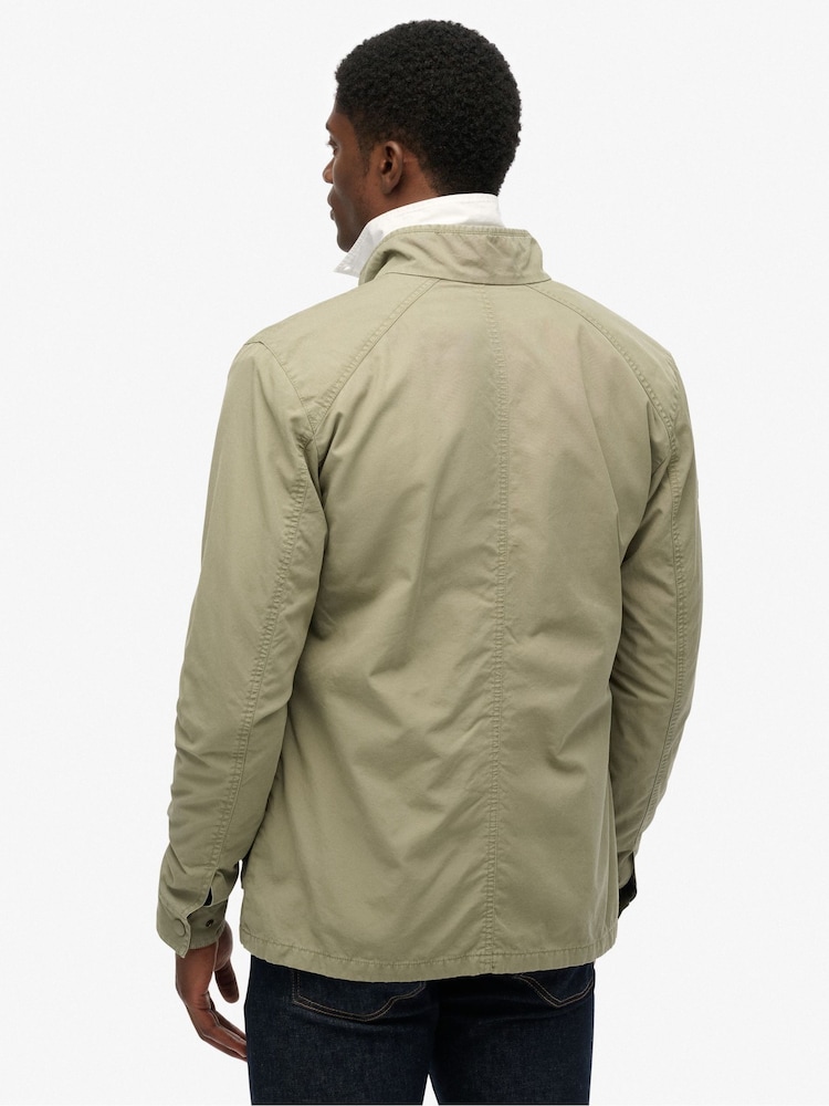 Superdry Green Estate 4 Pocket Jacket - Image 2 of 8 Superdry Green Estate 4 Pocket Jacket - Image 2 of 8
