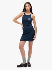 Vestido regata canelado Superdry Athletic Essentials - Imagem 1 de 6