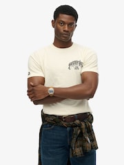 Superdry Biker Rock Relaxed T-Shirt - Imagen 1 de 7