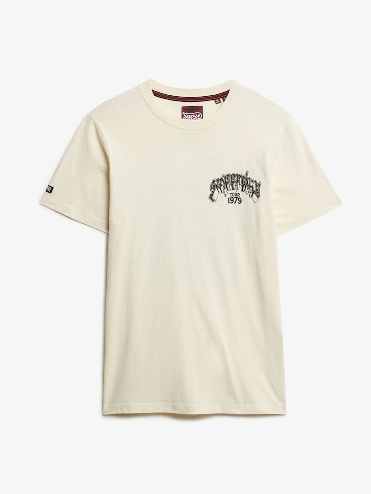 Superdry Biker Rock Relaxed T-Shirt - Imagen 7 de 7