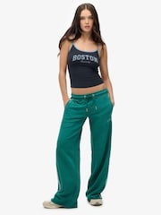 Superdry Green Athletic Essentials Logo Straight Joggers - Image 1 of 6