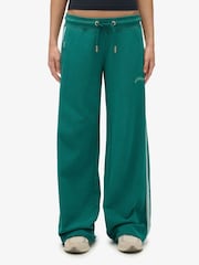 Superdry Green Athletic Essentials Logo Straight Joggers - Image 5 of 6