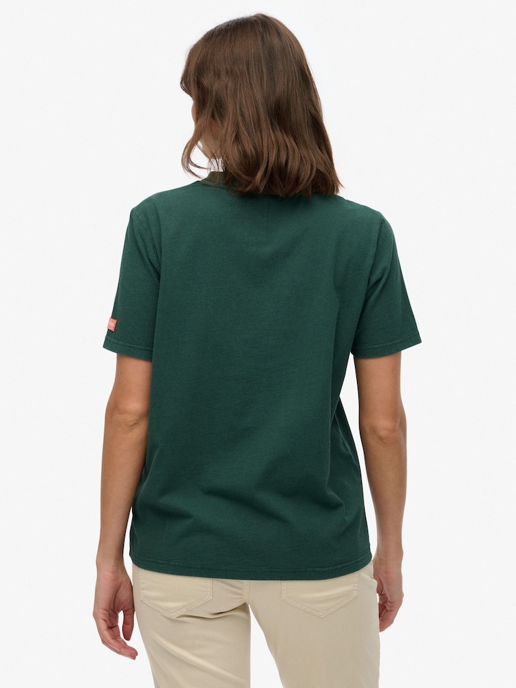 Superdry Green Tokyo Narrative Relaxed T-Shirt - Image 5 of 5 Superdry Green Tokyo Narrative Relaxed T-Shirt - Image 5 of 5