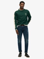 Superdry Green Athletic Club Crew Sweatshirt - Image 3 of 6
