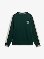 Superdry Green Athletic Club Crew Sweatshirt - Image 6 of 6