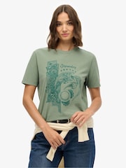 Superdry Tokyo Narrative Relaxed T-Shirt - Imagem 1 de 5