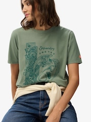 Superdry Tokyo Narrative Relaxed T-Shirt - Imagem 4 de 5