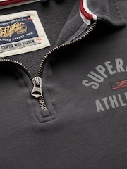 Casaco Superdry Athletic com gola e zíper médio - Imagem 6 de 7