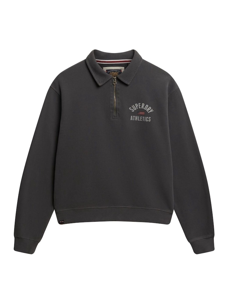 Casaco Superdry Athletic com gola e zíper médio - Imagem 7 de 7
