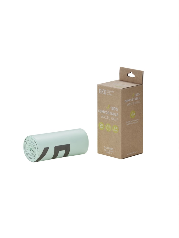Eko Green Bundle of Size B Bin Liners 7-9L (25 bags) x5 - Image 1 of 5 Eko Green Bundle of Size B Bin Liners 7-9L (25 bags) x5 - Image 1 of 5