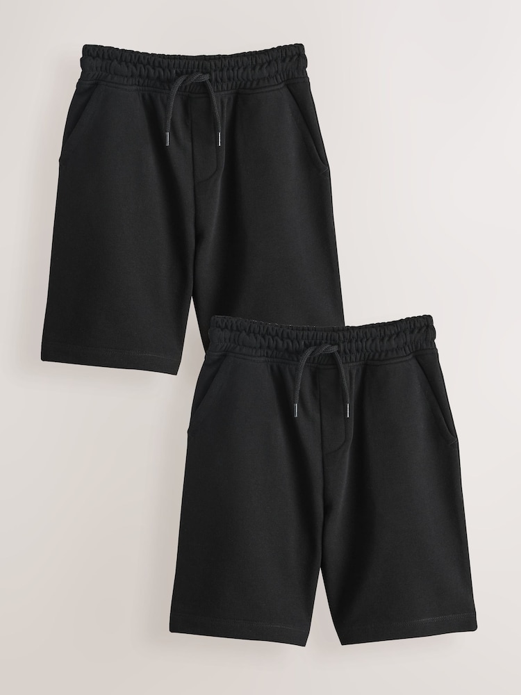 Black Basic Shorts (3-16yrs) - Image 1 of 7