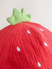 فراولة لون أحمر - قبعة تغطي الرأس والرقبة (3 أشهر - 10 سنوات) - Image 4 of 5