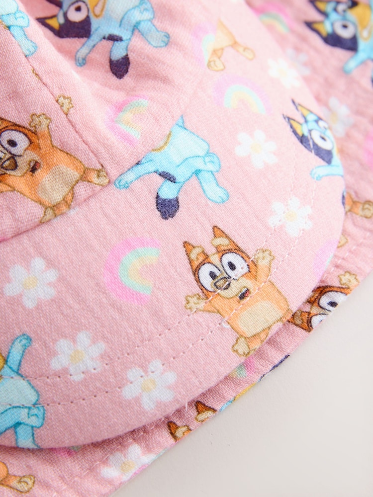 Pink Bluey/Blue - قبعة تغطي الرأس والرقبة (3 أشهر - 6 سنوات) - Image 3 of 3