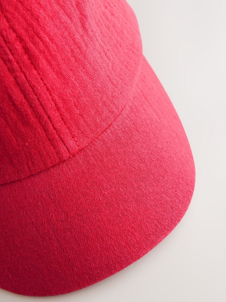 אדום - Bow Back Cap (3mths-10yrs) - תמונה 2 מתוך 3