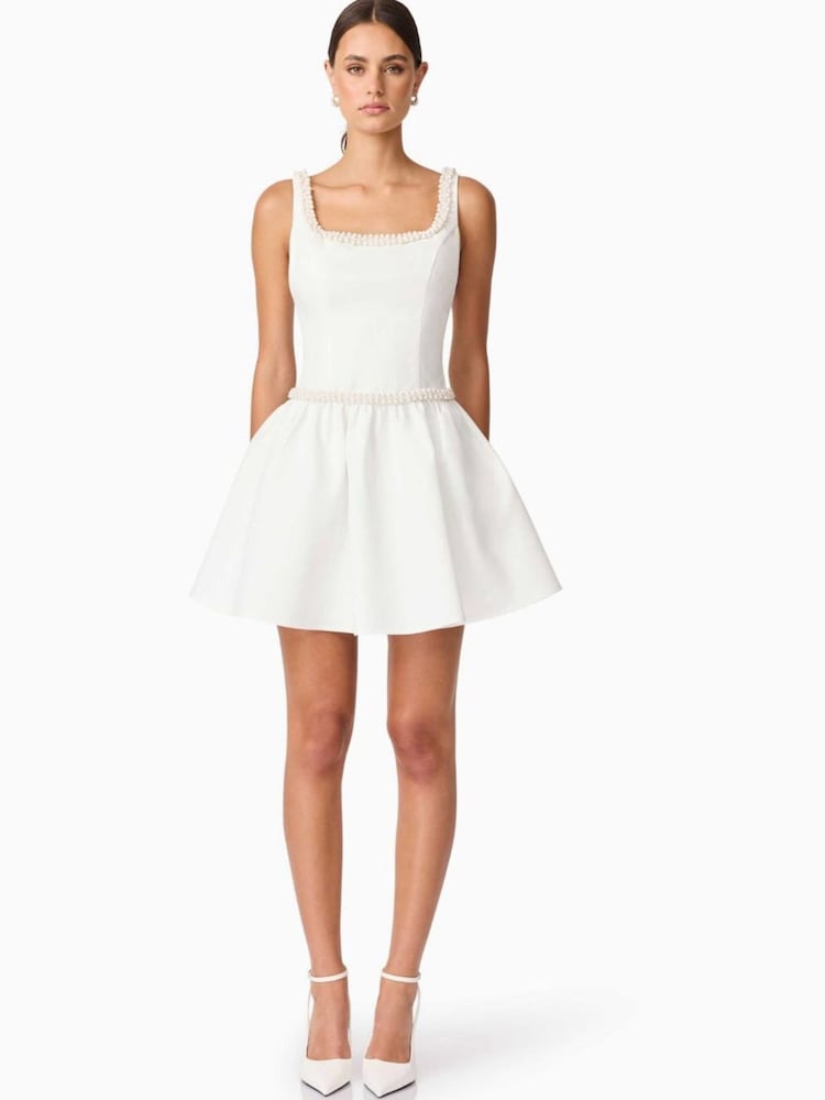 Elliatt Cream Alia Midi Dress - Image 1 of 4 Elliatt Cream Alia Midi Dress - Image 1 of 4