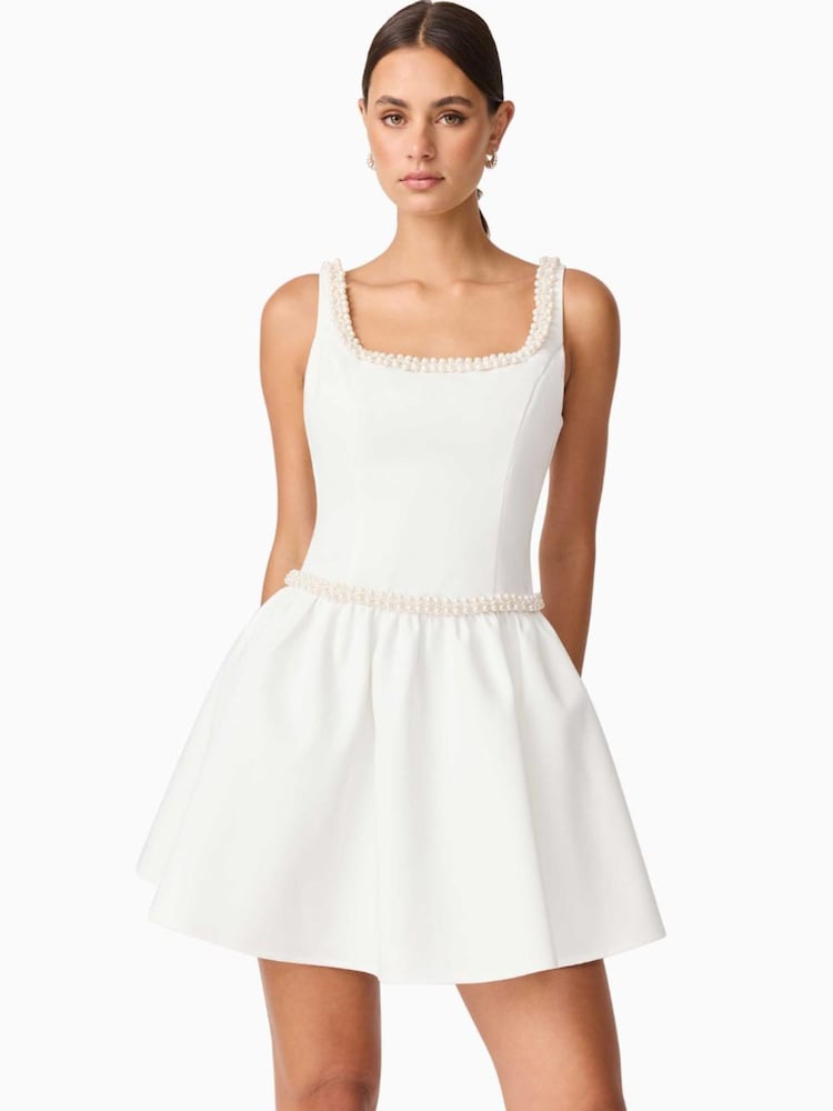 Elliatt Cream Alia Midi Dress - Image 4 of 4 Elliatt Cream Alia Midi Dress - Image 4 of 4