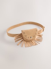 Brown Fringed Bum Bag Belt - Image 5 of 8