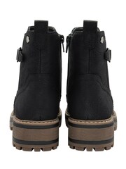 Lotus Black Casual Ankle Boots - Image 3 of 4