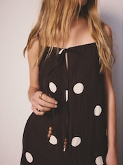 Chocolate Brown Cami Jumpsuit - Image 5 of 8