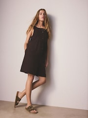 Pink Linen Playsuit - Image 2 of 6