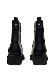 Radley Durham Crescent Chunky Square Toe Chelsea Black Boots - Image 4 of 5