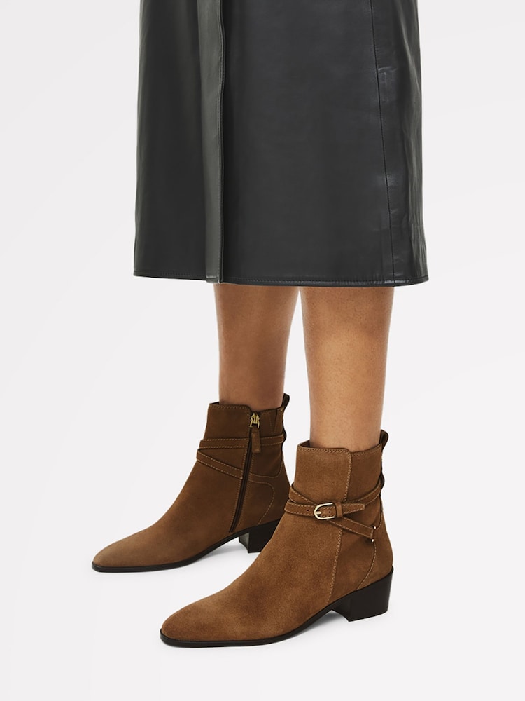 Radley Acorn Walk Trim Jeans Boots - Image 1 of 5 Radley Acorn Walk Trim Jeans Boots - Image 1 of 5