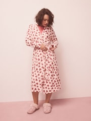 Pink Heart Cosy Lightweight Dressing Gown - Image 3 of 10