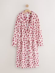 Pink Heart Cosy Lightweight Dressing Gown - Image 8 of 10