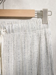 Monochrome Stripe Short Sleeve Loungewear Set - Image 13 of 13