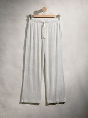Monochrome Stripe Short Sleeve Loungewear Set - Image 3 of 7