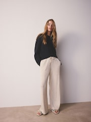 Navy Cable Knit Jumper - Image 3 of 6