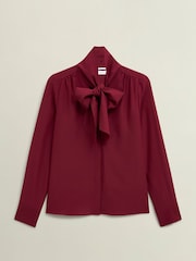 Hobbs Red Mimi Blouse - Image 5 of 5