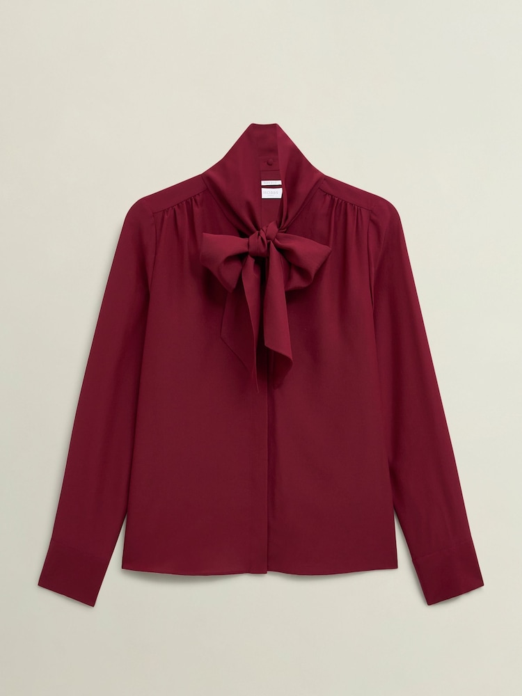 Hobbs Red Mimi Blouse - Image 5 of 5