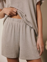 Grey Sparkle Short Loungewear Set - Image 6 of 6