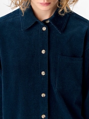 OBJECT Blue Cotton Corduroy Shirt - Image 4 of 5