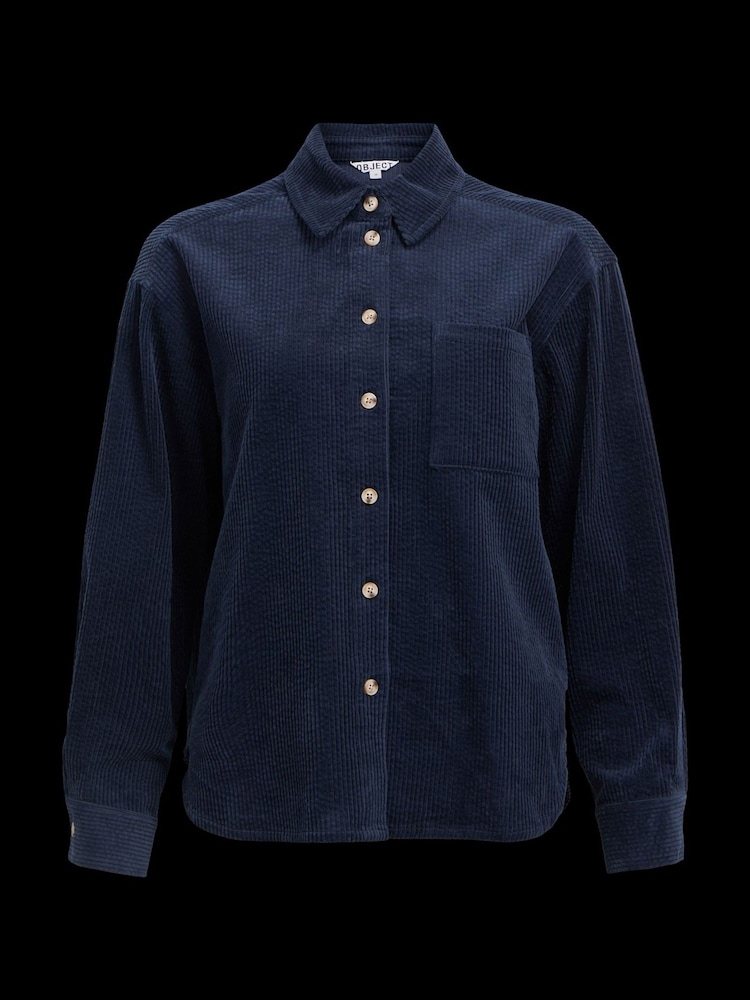 OBJECT Blue Cotton Corduroy Shirt - Image 5 of 5