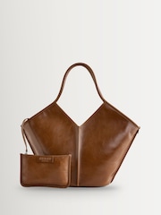 Hereu Studio Light Brown Calella Leather Tote Bag - Image 1 of 1