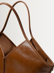 Hereu Studio Light Brown Calella Leather Tote Bag - Image 7 of 7