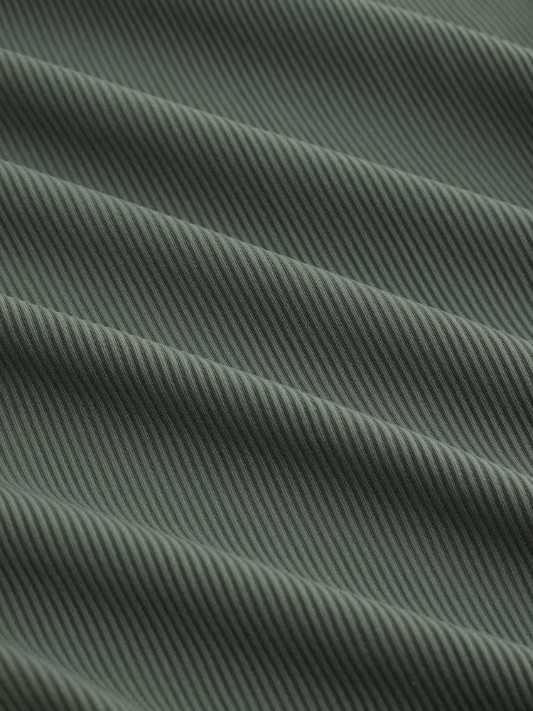 Khaki Green Rib Square Neck Swimsuit - Image 8 of 8