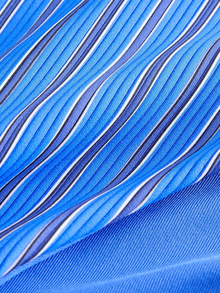 self. Blue Stripe High Leg Bikini Bottoms - Image 3 of 3