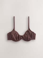 حقيبة صغيرة من نسيج قطني قطعة بكيني علوية - صورة 1 من 3